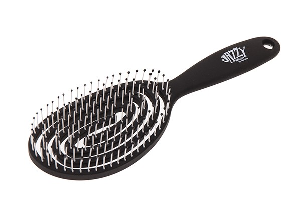 Щетка для волос Harizma Jazzy Brush (овальная, черная), h10711