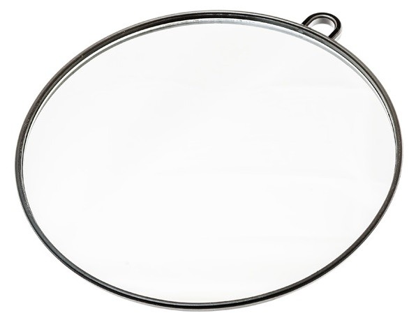 Зеркало заднего вида Harizma (27 см, серебристое, с ручкой), h10948