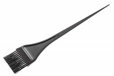 Кисть для окрашивания волос Harizma (узкая, черная), h10951