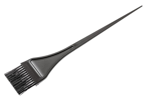 Кисть для окрашивания волос Harizma (узкая, черная), h10951