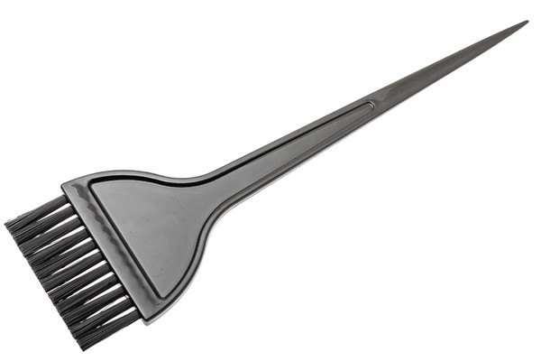 Кисть для окрашивания волос Harizma (широкая, черная), h10953