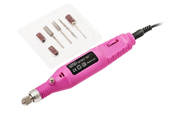 Маникюрный аппарат Harizma (18000 об/мин, розовый), h10401-05 роз.