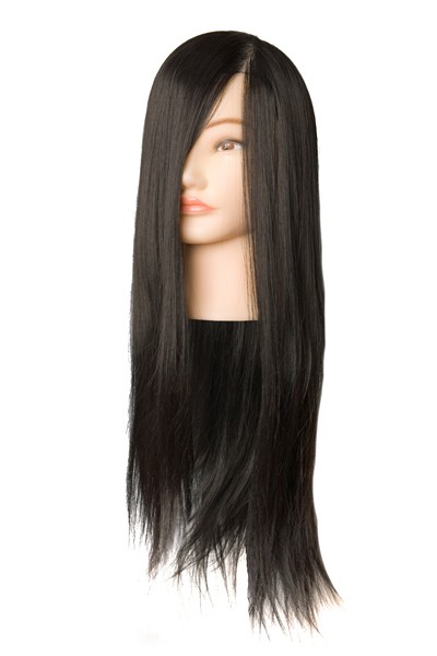 Голова учебная Harizma "брюнетка" (искусственные волосы, 50-60 см), h10821