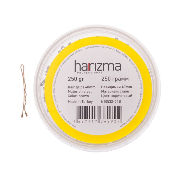 Невидимки Harizma волна (40 мм, 250 г, коричневые), h10532-04B