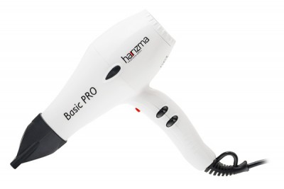 Профессиональный фен для волос Harizma Basic PRO (2200 Вт, белый), h10203C-01