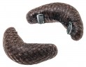 Подкладка для волос с клипсами Harizma (165х55 мм, шатен), h10834E-04