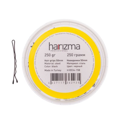 Невидимки Harizma волна (50 мм, 250 г, черные), h10534-15B