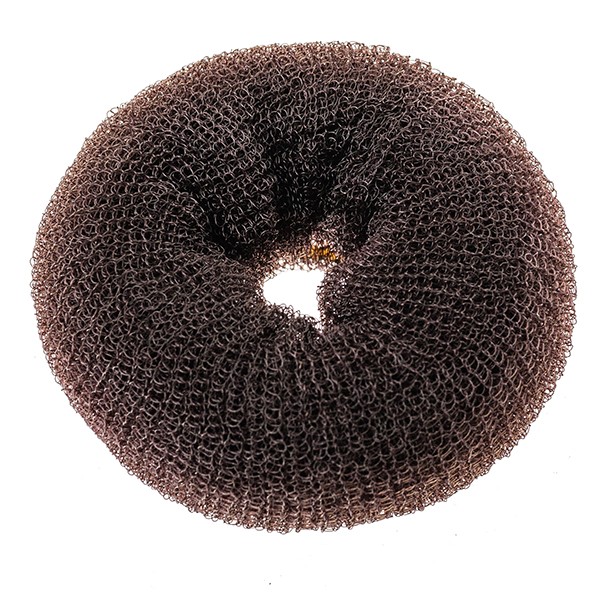 Подкладка-кольцо для волос Harizma (7,5 см, шатен), h10835-04