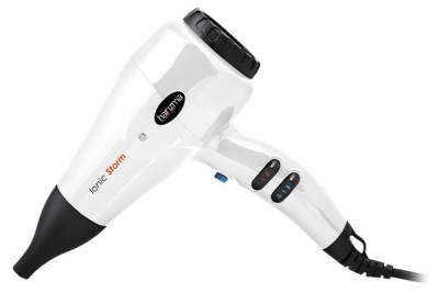 Профессиональный фен для волос Harizma Ionic Storm (2000 Вт, белый), h10205-01