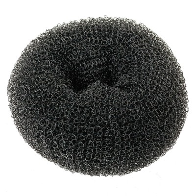 Подкладка-кольцо для волос Harizma (7,5 см, брюнет), h10835-15