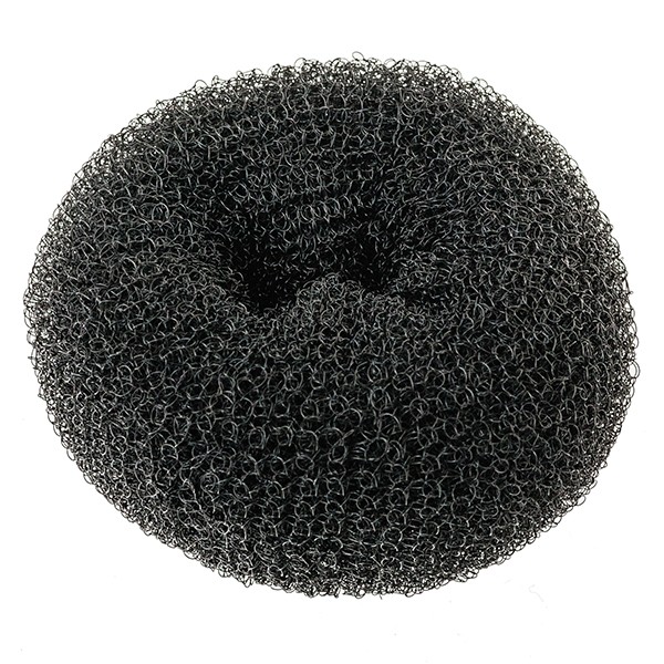 Подкладка-кольцо для волос Harizma (7,5 см, брюнет), h10835-15