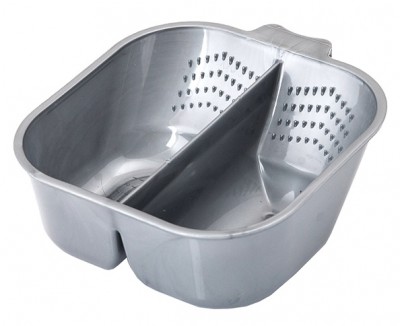 Чаша для краски Harizma (2 секции по 350 мл, серая), h10970