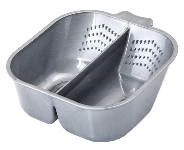 Чаша для краски Harizma (2 секции по 350 мл, серая), h10970