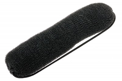 Подкладка на резинке для волос Harizma (17 см, брюнет), h10837-15