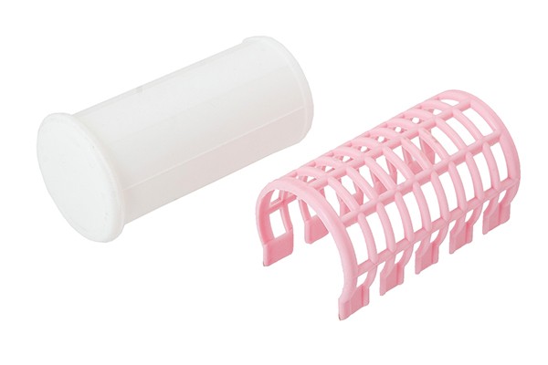 Термобигуди Harizma с зажимами  (32 мм, 4 шт, розовые), h10981-32