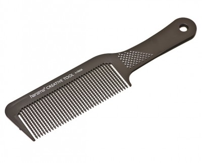 Расческа для стрижки под машинку Harizma Creative Tool (21,5 см, нейлон, черная), h10656