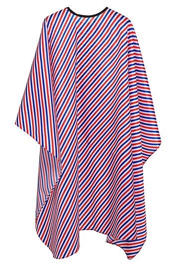 Накидка парикмахерская Harizma диагональные полосы (140х160 см), h10872B