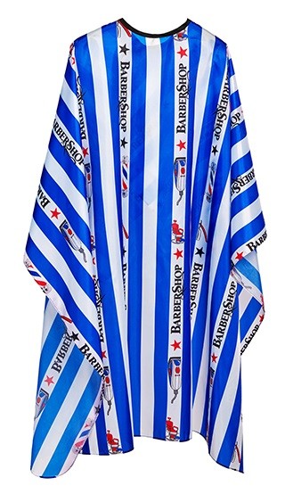 Накидка парикмахерская Harizma вертикальные полосы (140х160 см), h10878B