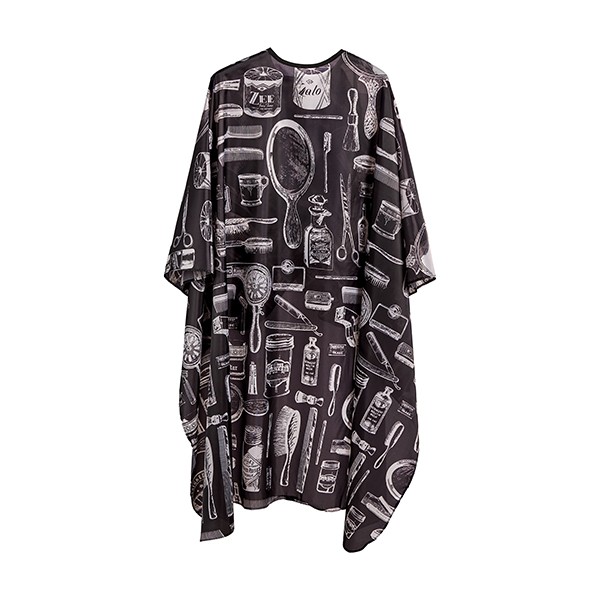 Накидка парикмахерская Harizma "Инструменты барбера" (140х160 см), h10880B