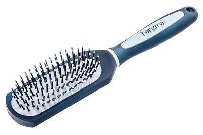 Щетка массажная Harizma (нейлоновый штифт, овальная, 7 рядов), h10603