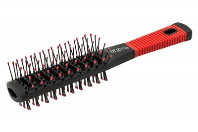 Щётка туннельная для волос Harizma Eco Brush (двухсторонняя, черная/красная), h10608-03