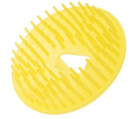 Щётка для мытья головы Harizma (желтая), h10911-2