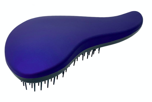 Щетка для волос Harizma D'TANGLER с ручкой большая «Ночная фиалка», h10646-32