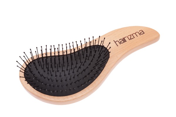 Щётка для волос Harizma D'tangler (деревянная, большая), h10705