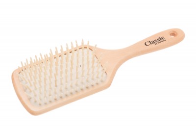 Щетка массажная Harizma Classic (натуральное дерево, большая), h10706W